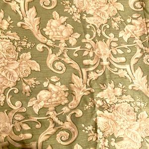 Waverly “Prague” Green Upholstery Fabric NWOT